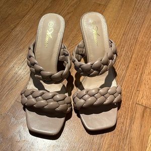 Braided sandals